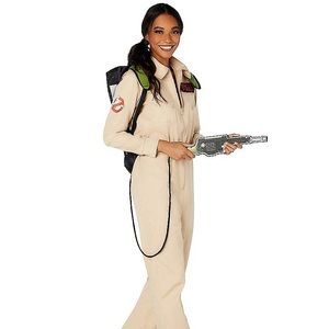 Womens Ghostbusters Halloween Costume Jumpsuit Medium